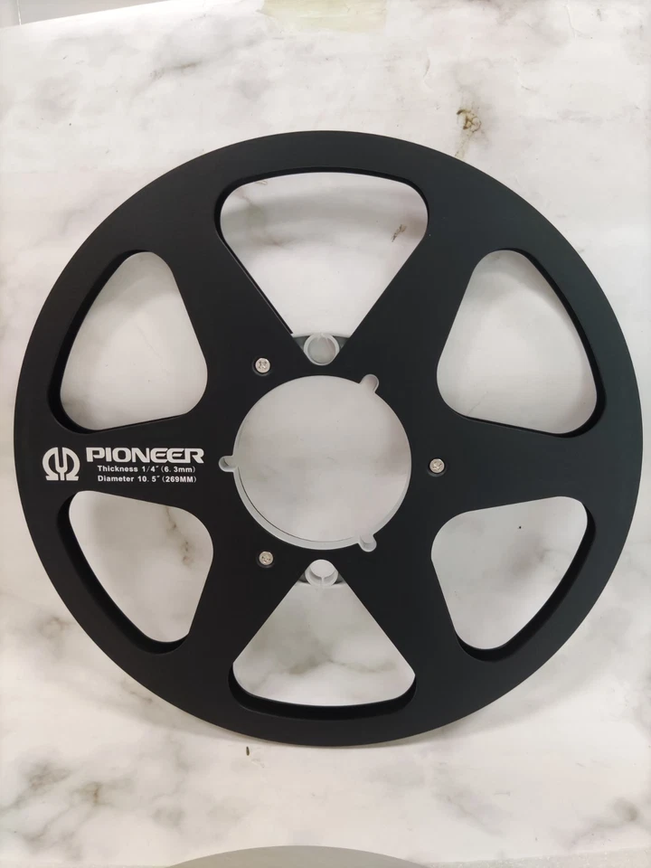Одна пара 10,5-дюймовых серебряных катушек с лентой Pioneer высококачественная алюминиевая съемная катушка - Изображение 2 из 4