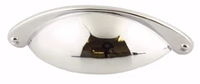 (12 Pack) 2-1/2" Country Store Cup Pull Chrome