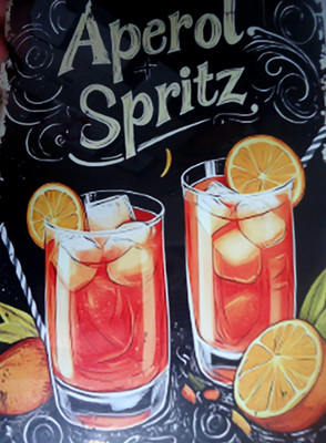 APEROL SPRITZ    30 x 20 cm Metallschild