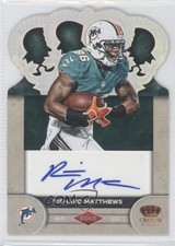 2012 Crown Royale Rookie Signatures Holo Silver 9/149 Rishard Matthews Auto 1u0