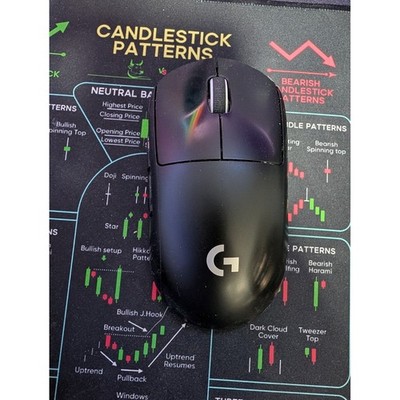 Logitech G Pro X Superlight Wireless Gaming Mouse Black MR0097 HERO 25K Sensor