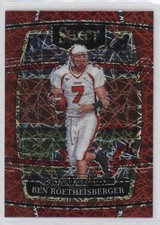 2022 Panini Select Draft Picks Concourse Red Lazer Prizm Ben Roethlisberger 0nr3