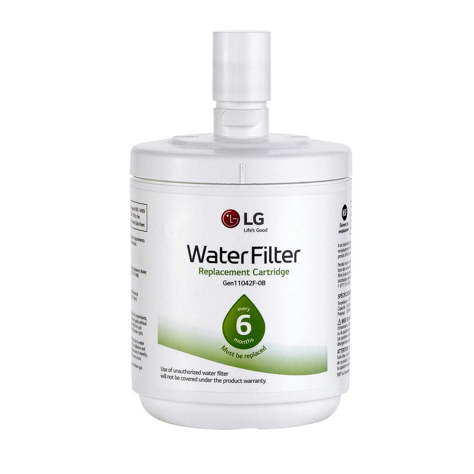 LG Refrigerator Water Filter ADQ75795101 Installed