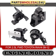 Engine Motor Mount w/Auto Transmission Mount Kit for Toyota RAV4 2.5L FWD 09-12
