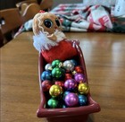 Longaberger Sleigh With Mini Ornaments & Ty Gingerbread Jingly Plush — photo 2