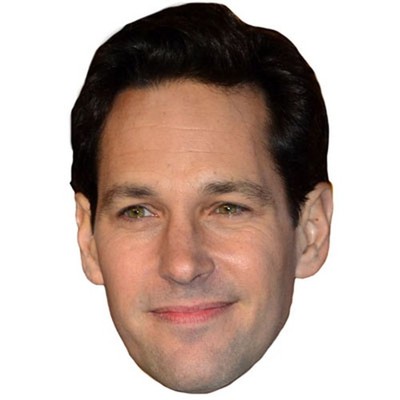 Paul Rudd Celebrity Mask, Flat Card Face, Fancy Dress Mask