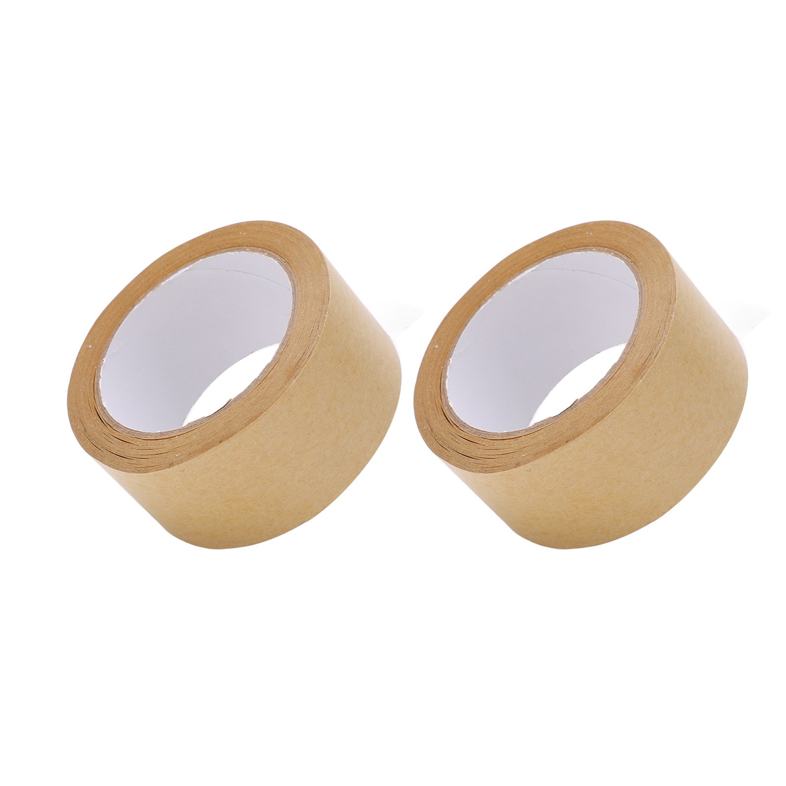 5PCS Kraft Paper Tape Good Toughness Self Adhesive Degradable Environmental Frie