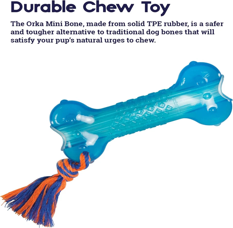 Petstages Orka Hueso Azul Real Grande (Pack de 1), (Azul Real) Foto 2 de 4