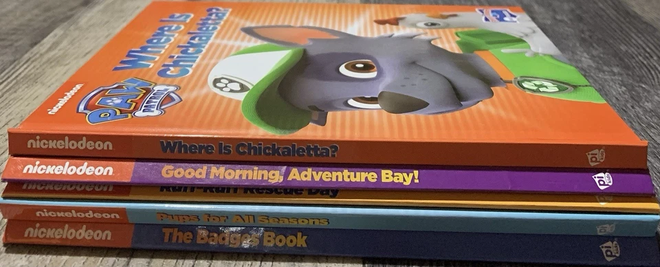 Lot Of 5: 1st HC Ed. Nickelodeon Story Reader MeReader PAW Patrol Set 2017 GOOD! - Image 3 of 3