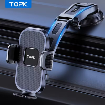Premium Auto Handy Halterung KFZ LKW Smartphone Halter Armaturenbrett Scheibe