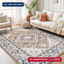 5x7 Area Rugs for Living Room, Washable Area Rug, Rugs for Bedroom, Kitchen