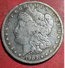 1903S US Morgan SILVER Dollar! Low Mintage! Semi Key Date! Choice FINE Details!
