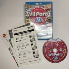 Wii Party U (Nintendo Wii U, 2013) Complete/CIB with Manual Inserts, TESTED!