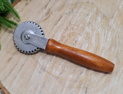 Krimp Kut Sealer by Desch and Company 2.25'' Rotary Crimper Sealer w/ Wood Handle