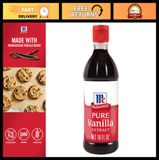 Pure Vanilla Extract, Gluten-Free, No Corn Syrup, Rich Flavor for Baking & Cooki