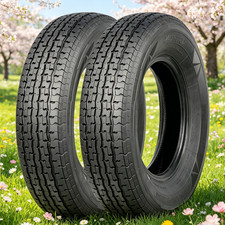 2x St22575r15 Trailer Tires 2257515 Heavy Duty 10pr Radial 225 75 15 Load E