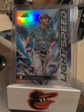 2025 Topps Chrome Cosmic Julio Rodriguez #LS-8 Light Speed