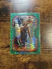 2021 Alyssa Thomas 42 Panini WNBA Prizm Green Pulsar 11/25 Connecticut Sun