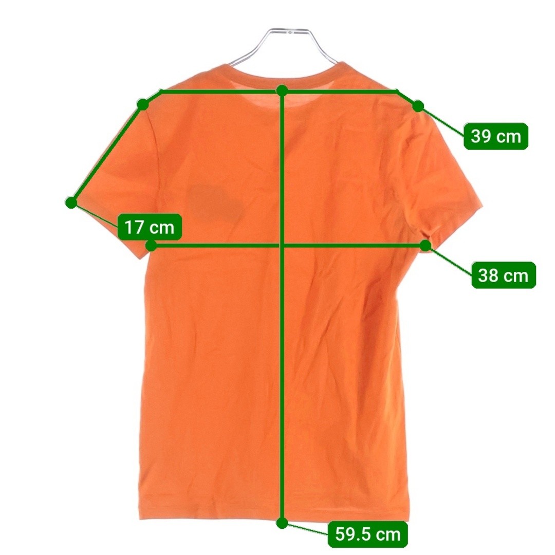 Moncler 18SS Emblem Logo Crew Neck Short Sleeve T-shirt Top Orange Used 4216a99f thumbnail 9