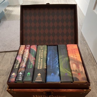 Harry Potter Hardcover Box Set Books 1-7 Trunk Chest by J.K. Rowling