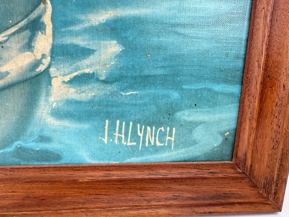 Vintage J.H. Lynch THE NYMPH Framed Print - 74 x 55 cm - image 2 of 4