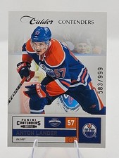2012 Panini CALDER CONTENDERS #282 Anton Lander Oilers 583/999