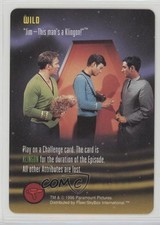 1996 Star Trek - The Card Game Wild Jim This man's a Klingon!
