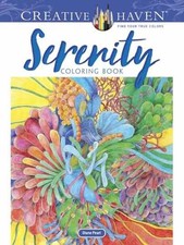 Creative Haven Serenity Coloring Book; - Paperback, by Pearl Diane - Very Good h