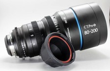 Nikon AF 80-200mm f2.8D ED Arri PL mount full frame cine lens modified 0.8 gears