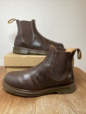 Stivali Chelsea Dr Martens DM’s Docs 2976 marroni in pelle di cavallo pazzo UK 7 EU 41 in ottime condizioni