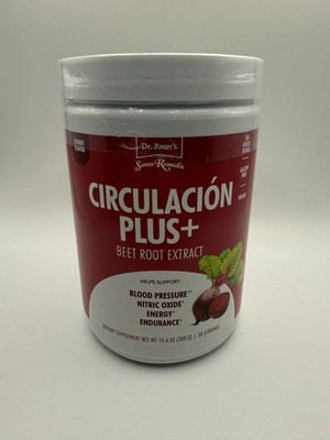 Dr. Juan Circulacion Plus+ Beet Root Extract Cherry Flavor 10.6 oz / 300g - New