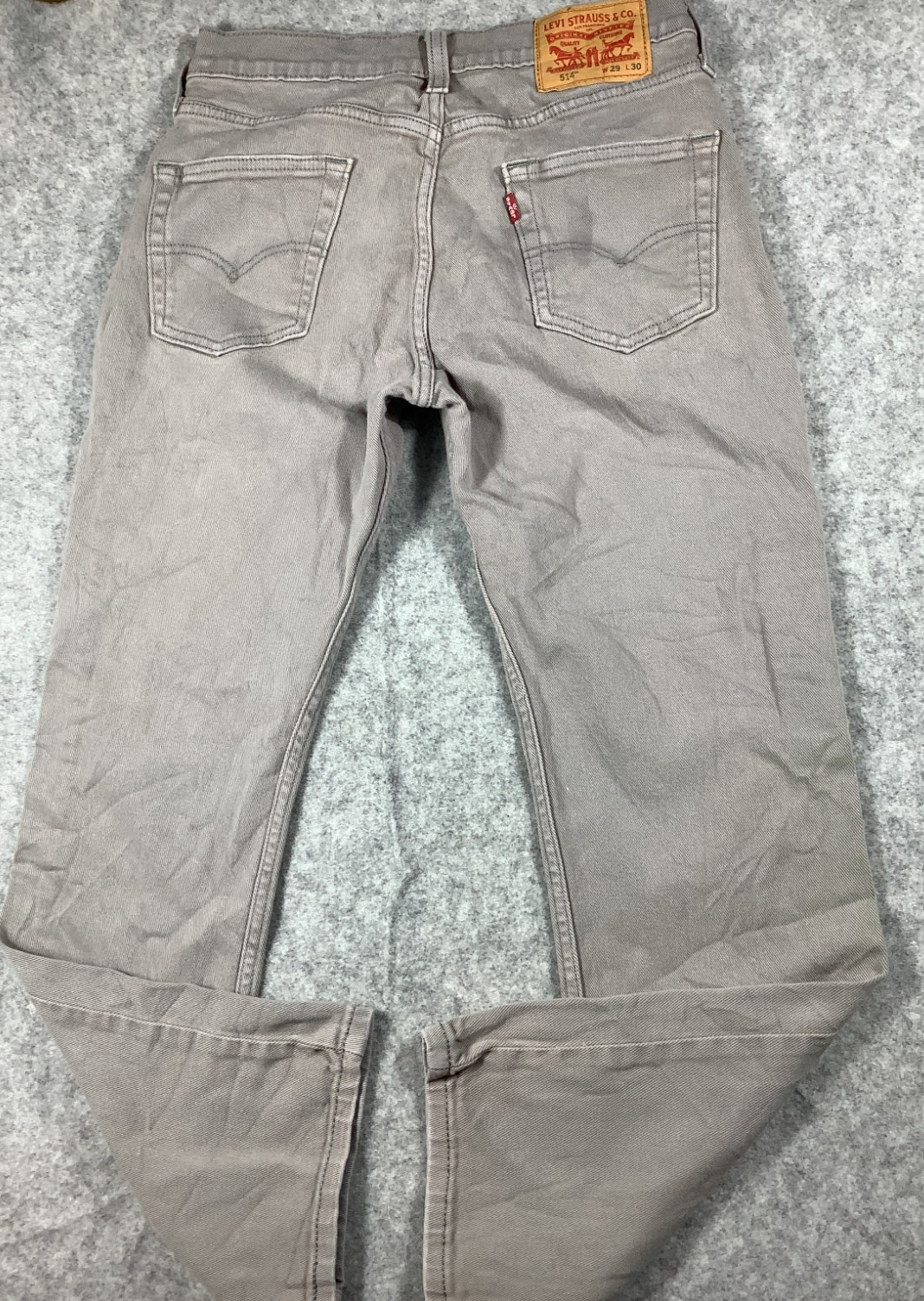 Men's Levi's 514 Classic Jeans Grey Straight Stretch W29 L30 132x image 4