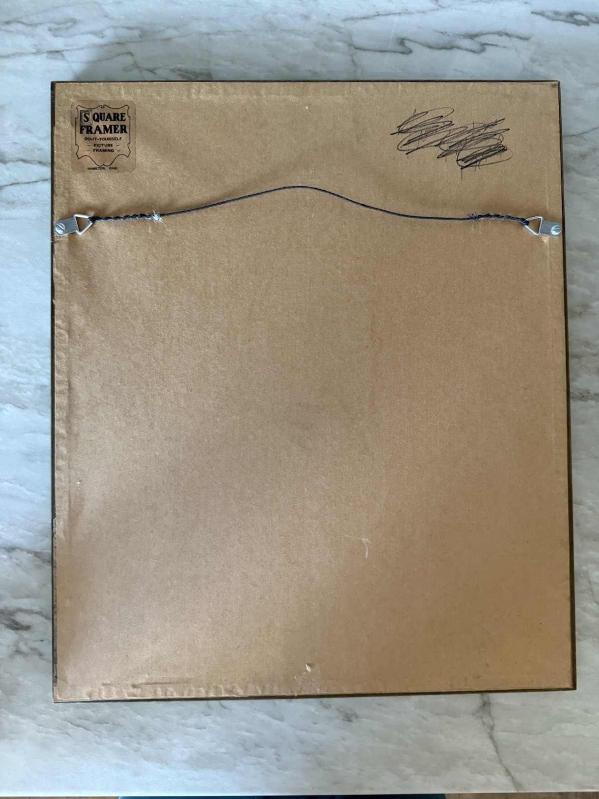 Vintage Framed Needlework Christmas Cross Stitch Sampler Poem Saying