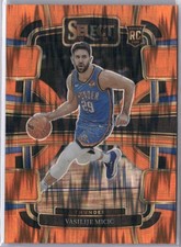 Vasilije Micic Rookie RC 2023-24 Panini Select Orange Flash Prizm #92 Thunder