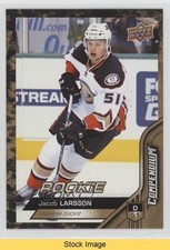 2016-17 Upper Deck Compendium Rookies Gold Jacob Larsson #866 READ o1h