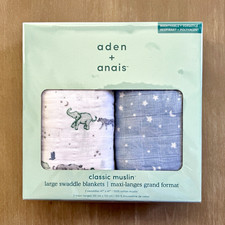 aden anais Baby Muslin Swaddle Set Rising Star Print