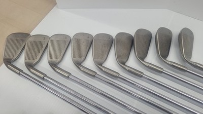 12 PC Ping Eye 2 Iron Set 1-9 L W S Red Dot Karsten Steel Mens RH