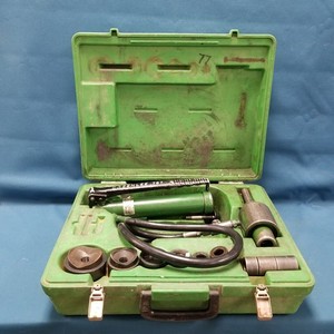 Vtg Greenlee 767 Knockout Punch Set Hydraulic Tool