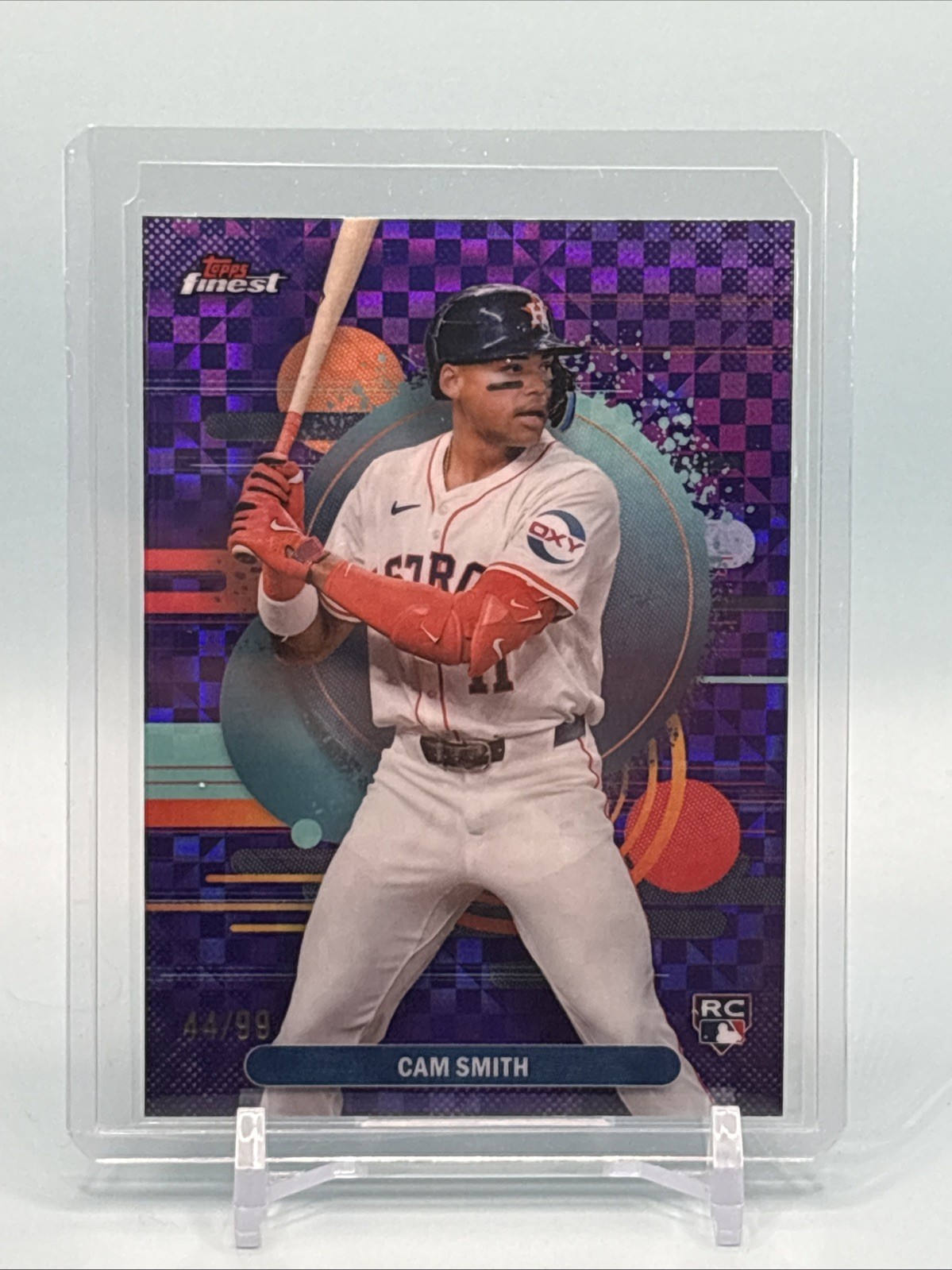 2025 Topps Finest Cam Smith Uncommon Purple Checkerboard Refractor /99 #146