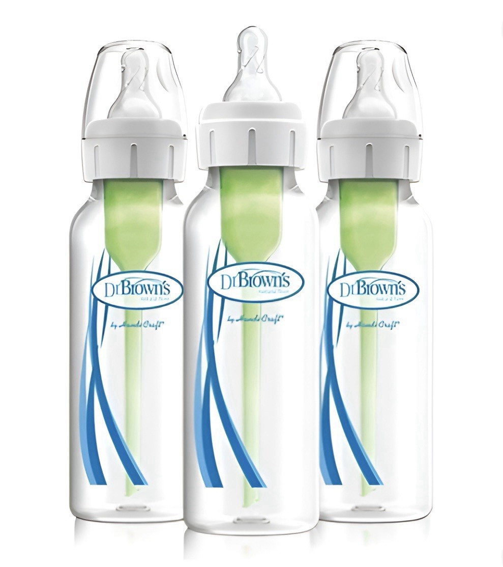 Dr. Brown's Baby Bottles Options+ Anti-colic Narrow Bottle 8oz 3 pack- New