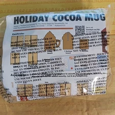 Home Depot kids workshop Hot Cocoa Mug With Achievement Pin Brand New 2025