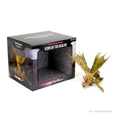 NEW IN BOX D D Icons of the Realms: Adult Gold Dragon Premium Figure