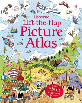 Lift the Flap Picture Atlas Alex Frith Buch See Inside Papp-Bilderbuch Englisch