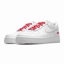 Nike Air Force 1 Low Supreme White CU9225-100 Men Size