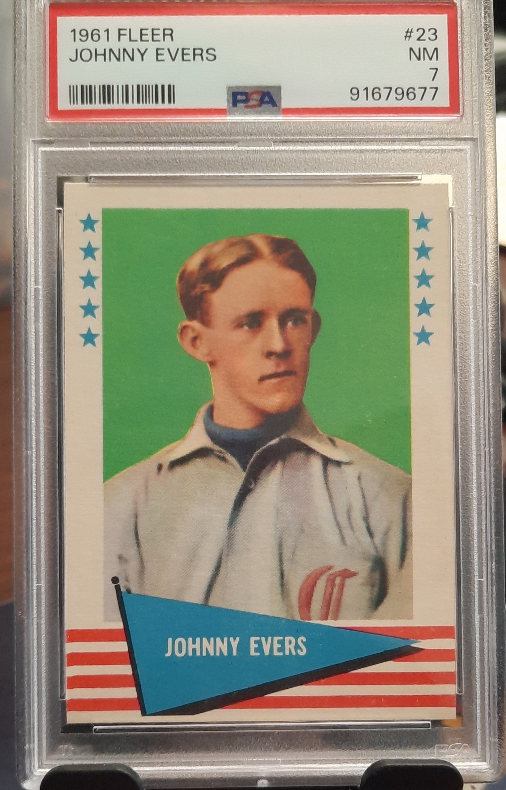 1961 Fleer Baseball Greats - Johnny Evers #23