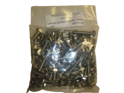 Land Rover Defender Metric Bolt Set Kit Stainless(a059Q)