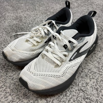 Brooks Revel 6 Running Shoes Mens 8.5 White Black Athletic Sneakers 1103981D121