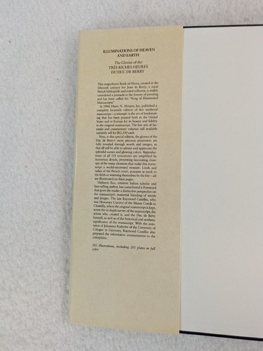 Cazelles & Rathofer ILLUMINATIONS OF HEAVEN AND EARTH Duc De Berry 1988 Abrams - Picture 4 of 11