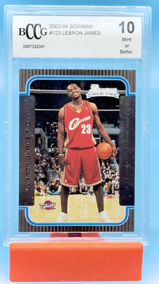 Bowman LeBron James 10 Graded Basketball Sports Trading Cards