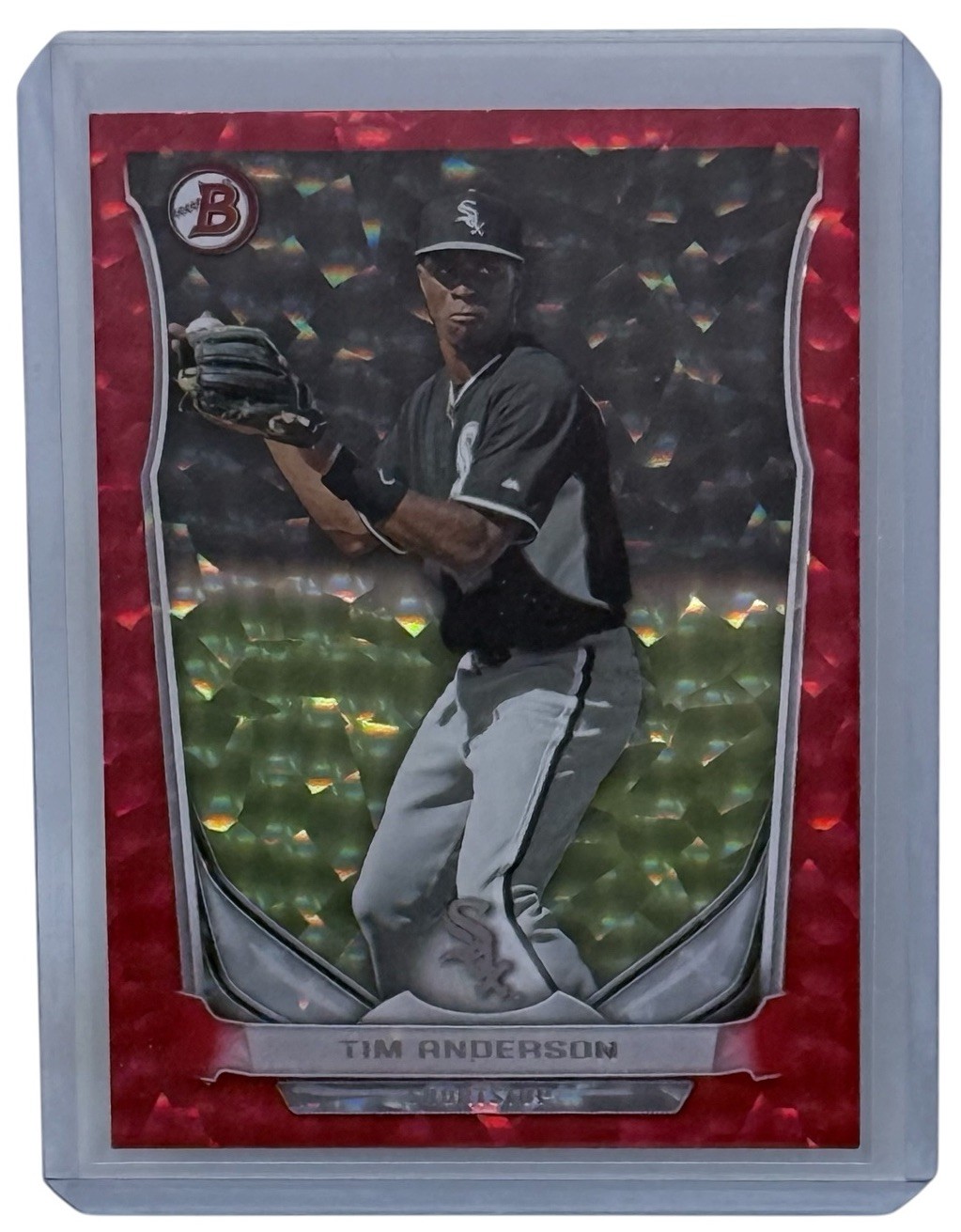 Tim Anderson 2014 Bowman Draft Top Prospects Red Ice /150 Parallel Card #TP-47
